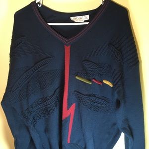 ST.CROIX ZEPHYR WOOL KNIT PULLOVER MADE USA SZ XL